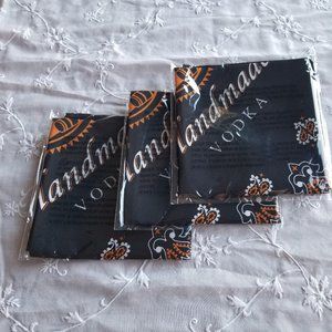 Tito bandanas - black and orange - lot of 3